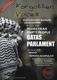 Plakat palestinsk kulturfestival 2012