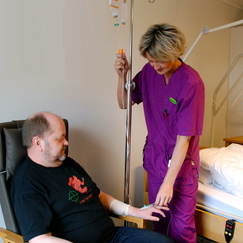 Intravenøs behandling ved DMS