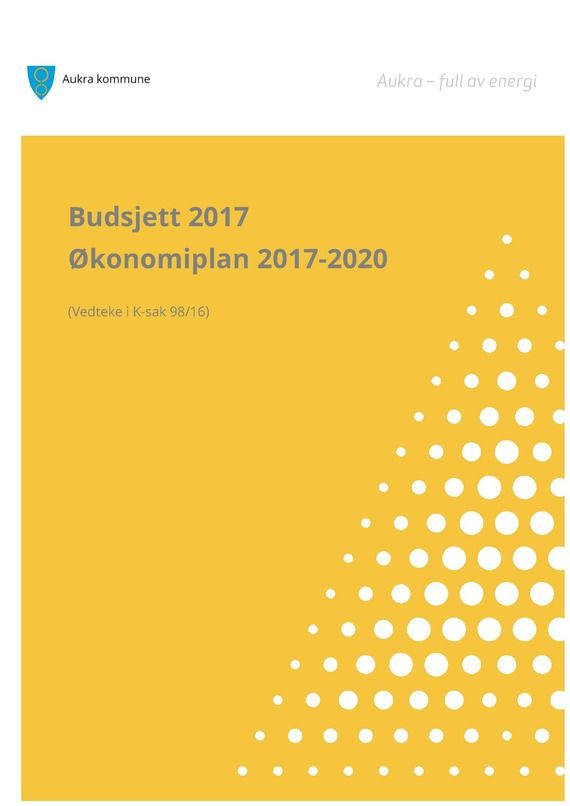 Budsjett 2017 og Økonomiplan 2017 - 2020 1_570x806