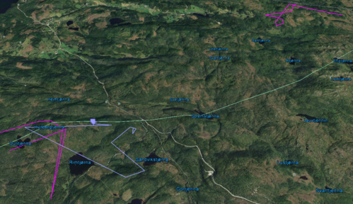 Følg de GPS-merkede elgene i Mostadmark Følg de GPS-merkede elgene i Mostadmark