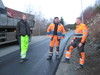 Asfaltarbeid Kvistadbakkan. Asfaltarbeid Kvistadbakkan.