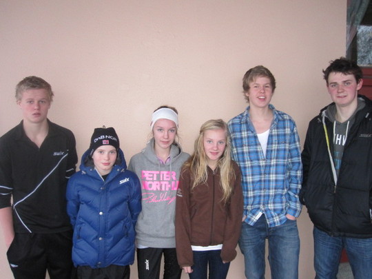 Vegar, Kristoffer, Ida, Ragnhild, Snorre og Ole
