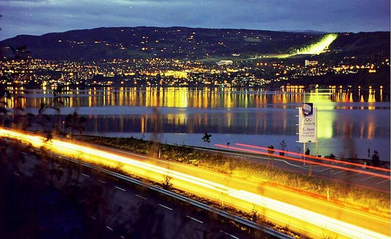 Lillehammer by night