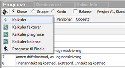 Manuell start av kalkulering