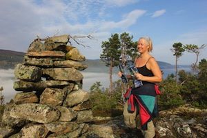 Sidsel Bryne på Inderøytur til Ramsberget Sidsel Bryne på Inderøytur til Ramsberget