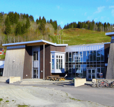Inderøy ungdomsskole   Foto: Are Johansen