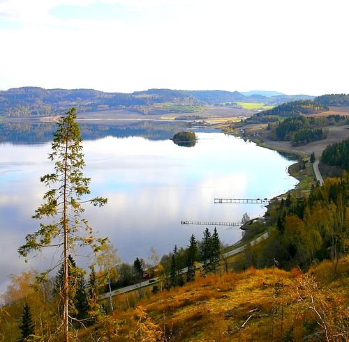 Utsikt over Børgin Utsikt over Børgin