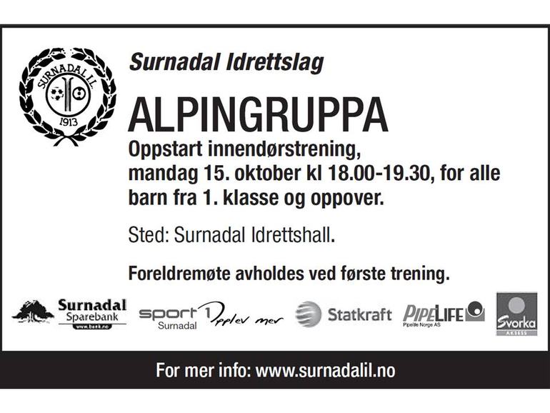 annonse trening 2012