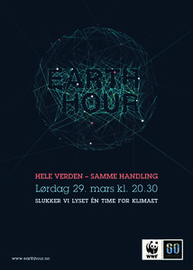 Plakat Earth Hour Plakat Earth Hour