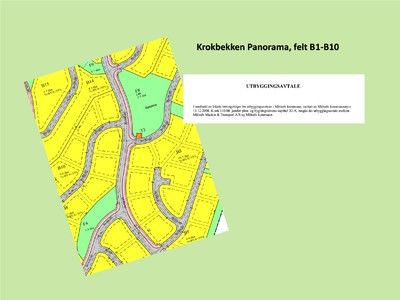 Utbyggingsavtale Krokbekken Panorama, felt B1-B10