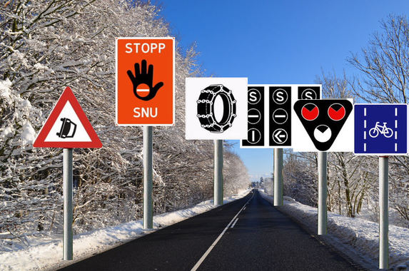Diverse trafikkskilt Diverse trafikkskilt
