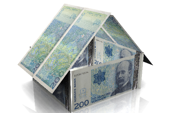 Hus laga av sedlar Hus laga av sedlar