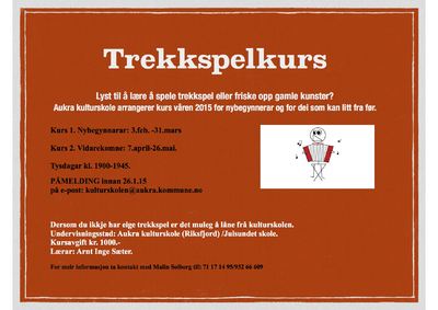 Trekkspelkurs 2015 Trekkspelkurs 2015