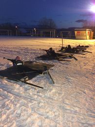 Skiskyting trening i julen