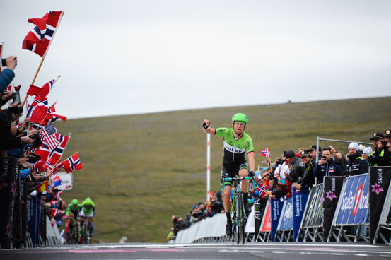 Arctic Race Of Norway 2014 - Stage 1 - Hammerfest - Nordkapp - Lars-Peter.NORDHAUG winner of the firts stage