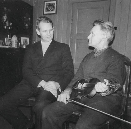Erling Kjøk og Ola Aasen ca 1970