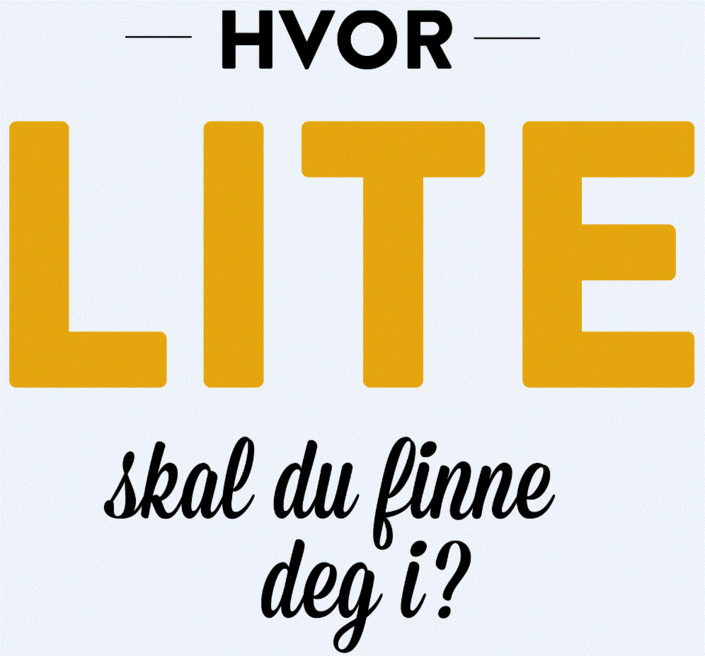 Hvor lite skal du finne deg i