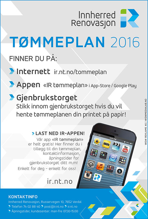 Tømmeplan 2016
