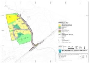 Plankart Torhaugmyra bustadfelt, mindre planendringar