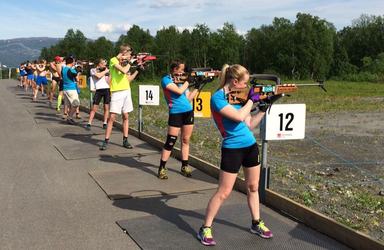 Stående skyting første samling 2016