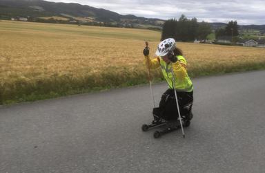 Kjelke de første treningene på meråker 2016