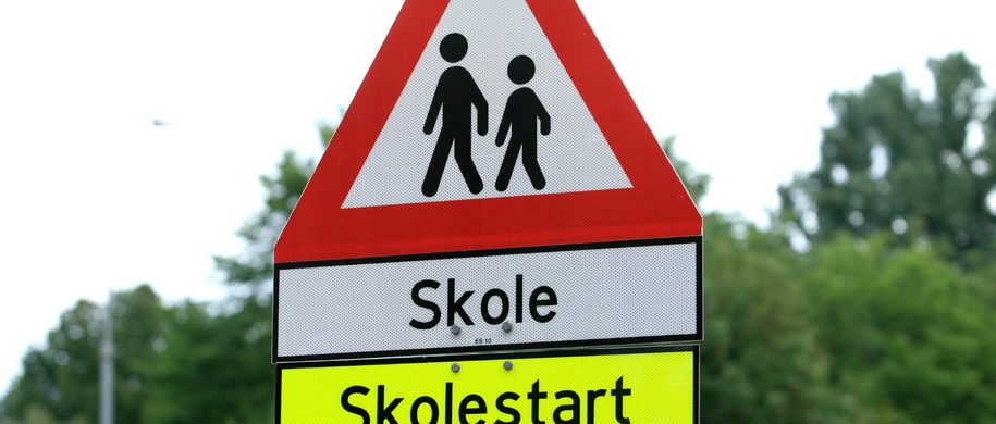 Bilde av skolestart-skilt