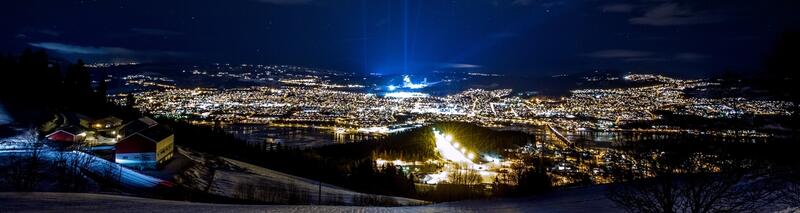 Lillehammer om natten