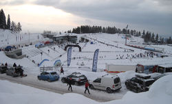 Stadion tidlig morgengry