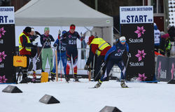 Malin ut fra start på skøyting 5 km