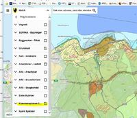 Utsnitt av kartløsning