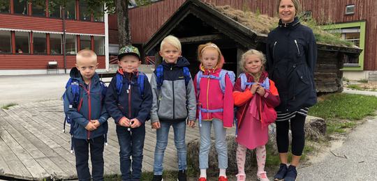 Første klasse Valle skule