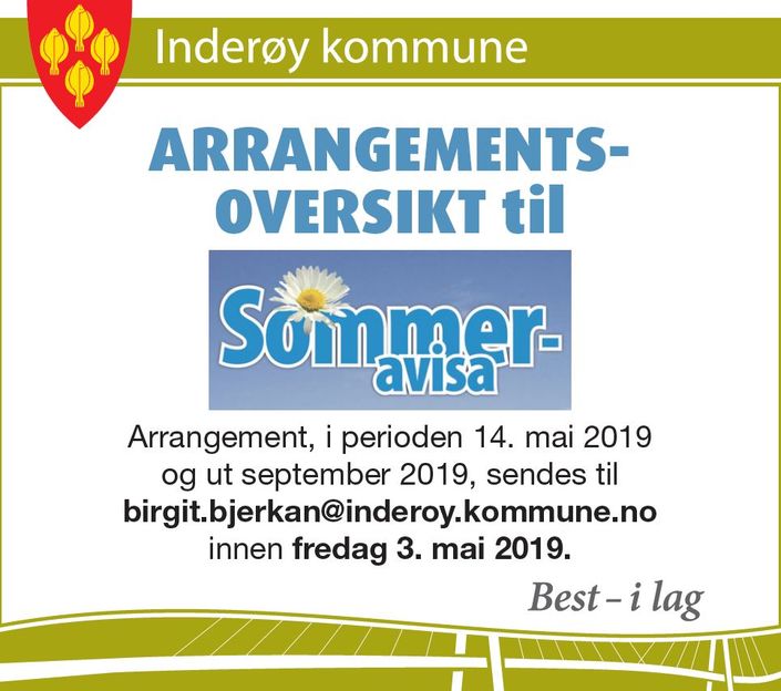 Annonse om sommeravisa