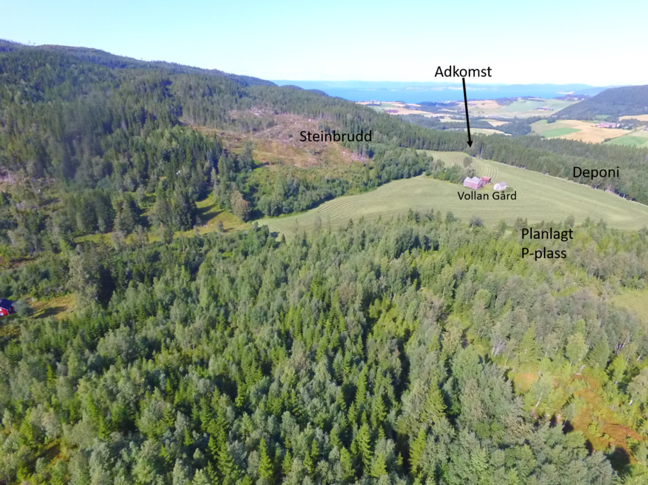 201903 Dronefoto sett nordover