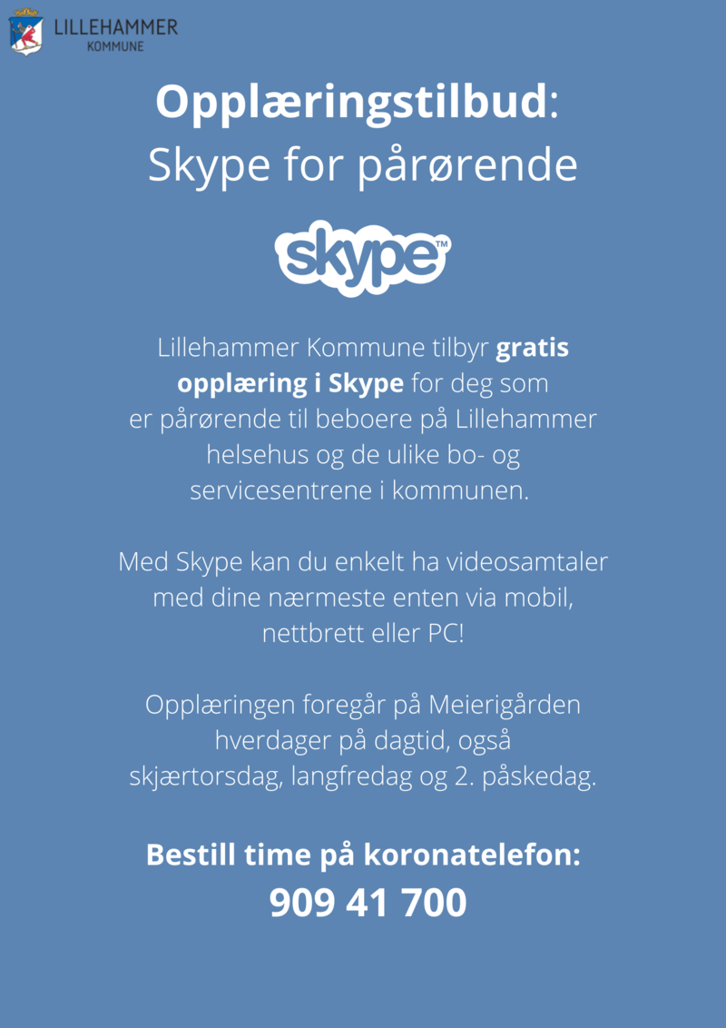 Skype for pårørende