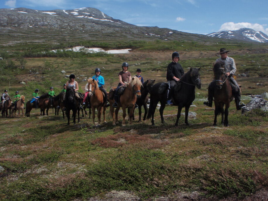 Ridetur på fjellet Ridetur på fjellet