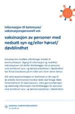 Info til vaksinasjonspersonell