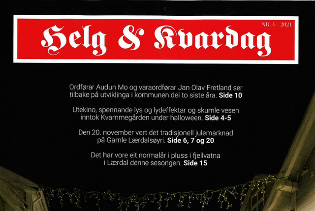 Helg og kvardag julenummer