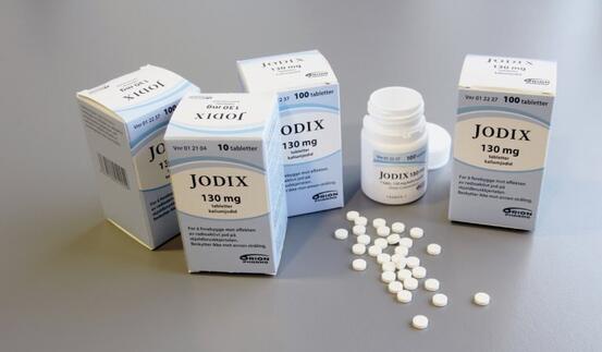 På apoteket får du kjøpt Jodix uten resept.