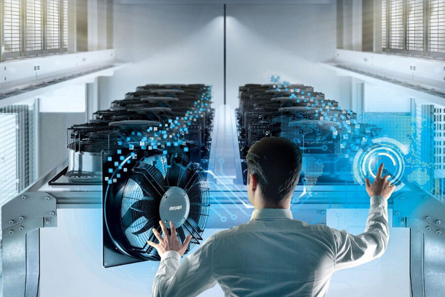 Illustrasjonfoto EC vifter. Foto: Ebm-papst