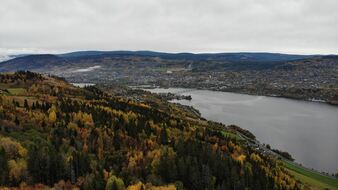 Oversiktsbilde over Lillehammer