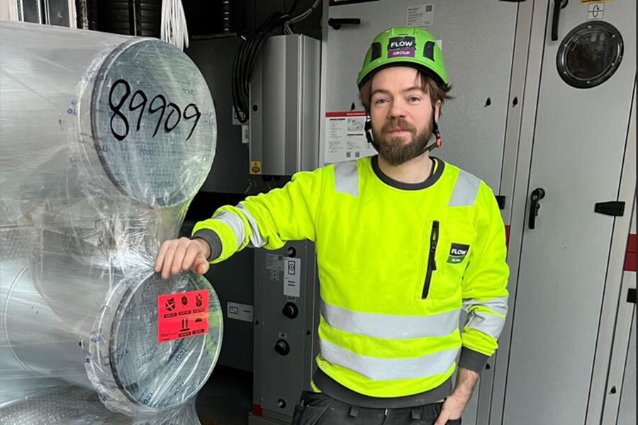Karl Barlaup er en dyktig en engasjert kar, og har gått hele veien fra montør og bas, til prosjektleder i FLOW Klima Trøndelag. Underveis på den reisen har han også fullført teknisk fagskole - KEM-linjen.