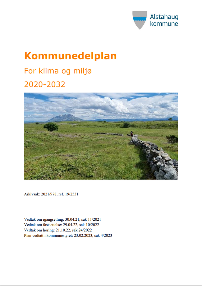 Kommunedelplan for klima og miljø 2020-2032