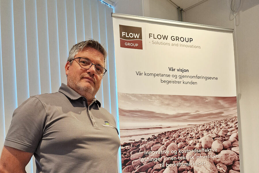 - Selv om det er mange flinke entreprenører lokalt, som vi har et godt samarbeid med, er det en sterkere binding i våre selskaper. Vi har nok en litt større forståelse av de andres fag internt, og dialogen går nok litt dypere mellom oss, sier Bjørn Haagen Andersen, daglig leder i FLOW Bredesen Klima i Arendal.