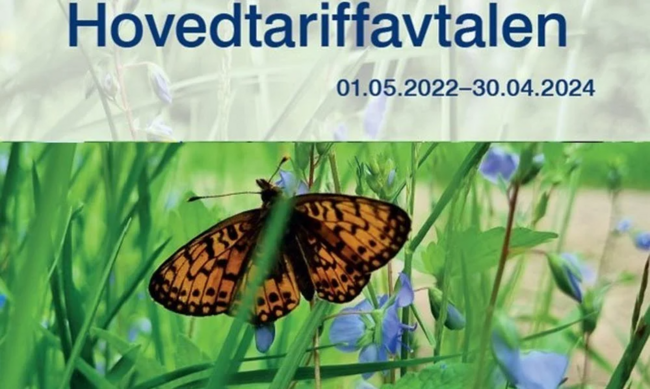 Bilde av forside til Hovedtariffavtalen.