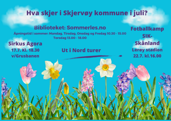 Ha som skjer i Skjervøy kommune i juli