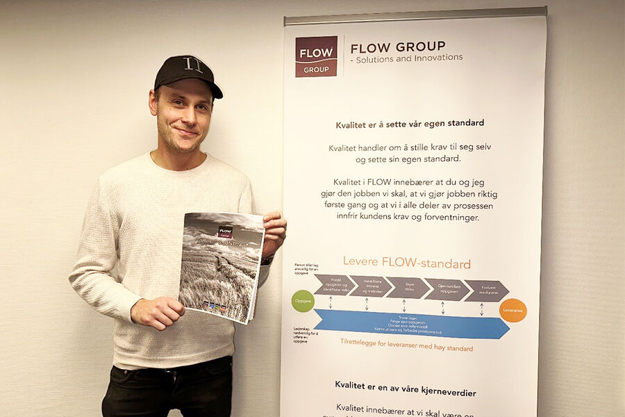 Patrik Pantzar ble nylig ansatt som anleggsleder i FLOW Klima Oslo.