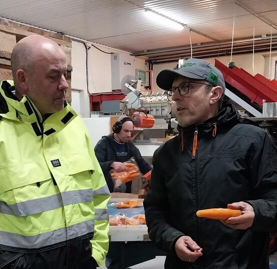 Ordførar Audun Mo saman med Ivar Raa