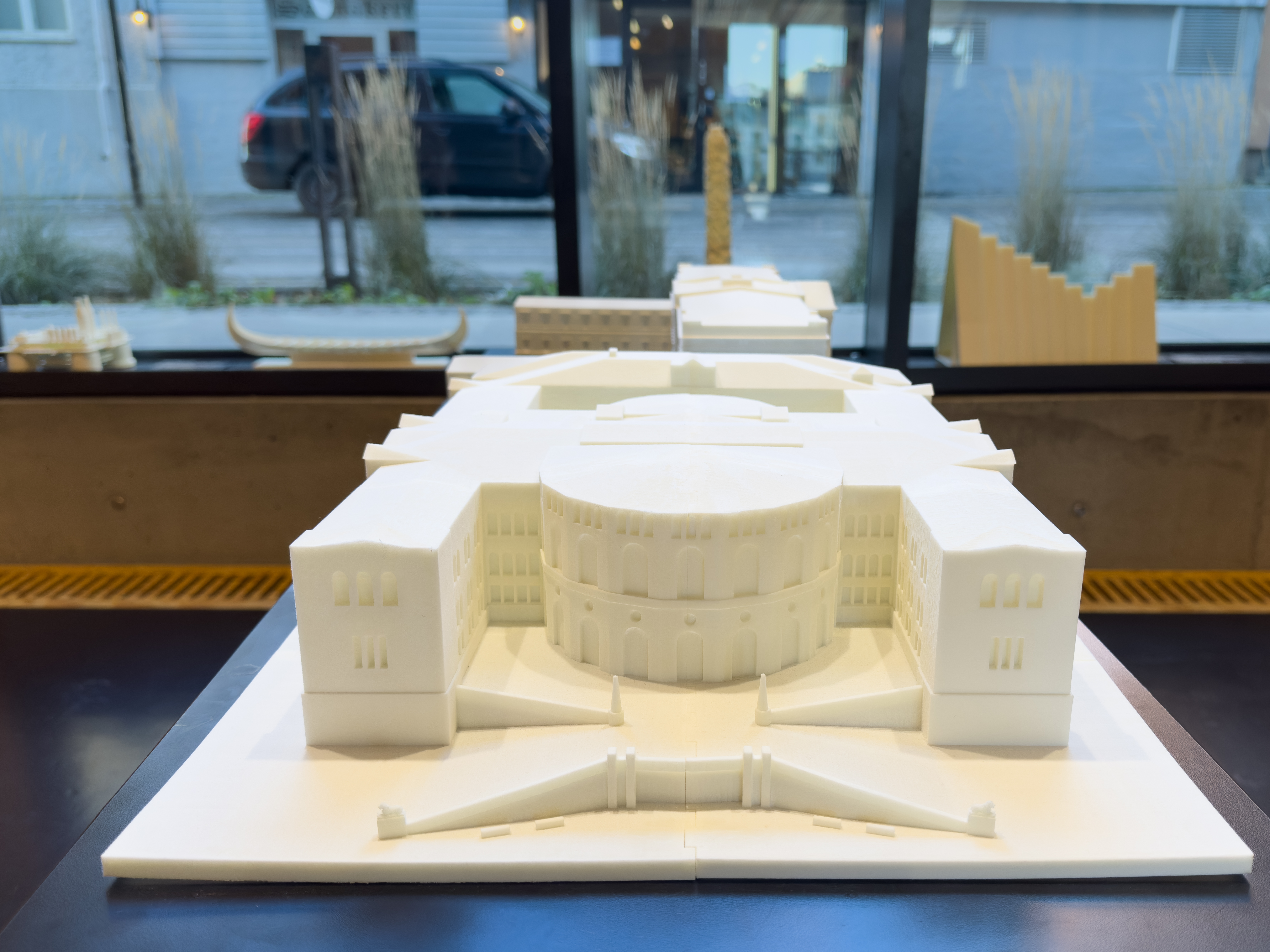 Bilde av Stortinget i 3D-modell