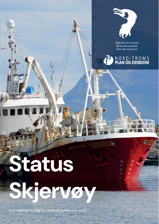 Omslaget til rapporten Status Skjervøy