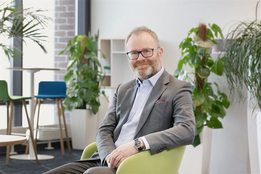 Knut Gaaserud, sjef for Caverion i Norge.